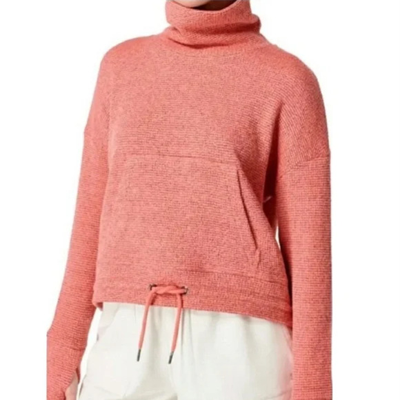 Sweaty Betty Restful Boucle Funnel Neck Sweatshirt - Picture 1 of 6